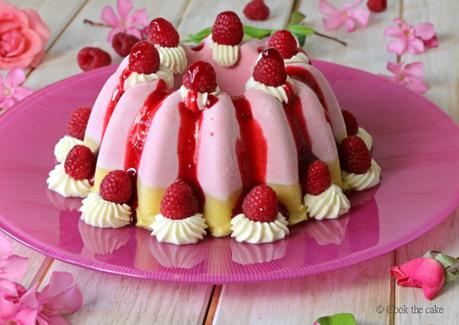 Tarta helada de mousse de frambuesas y crema de vainilla y pistachos mousse-de-frambuesas, pistachos, vainilla, rasberry-tart