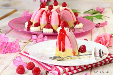 Tarta helada de mousse de frambuesas y crema de vainilla y pistachos mousse-de-frambuesas, pistachos, vainilla, rasberry-tart