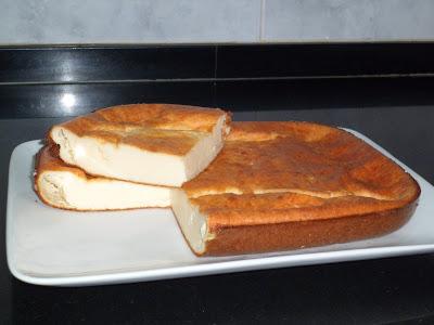 Tarta de queso ligera