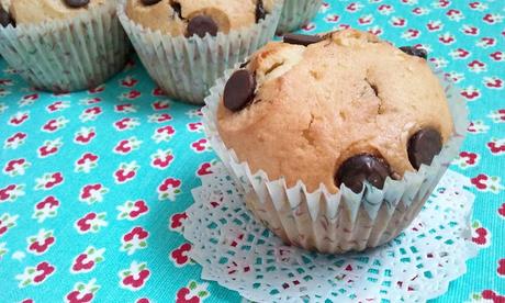 Cupcakes con pepitas de chocolate