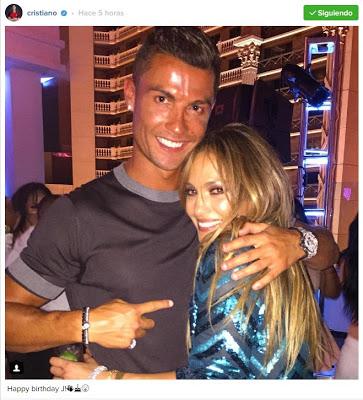 Ronaldo, uno de los invitados a la fiesta de JLo Ronaldo, uno de los invitados a la fiesta de JLo