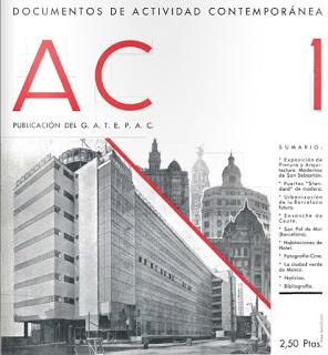 reproducción del numero 1 de la revista AC 1931 GATEPAC