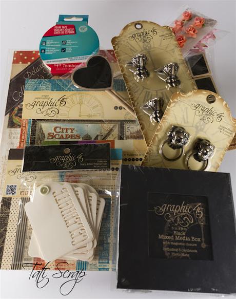 Scrapbooking: Tag y mini álbum con Graphic 45