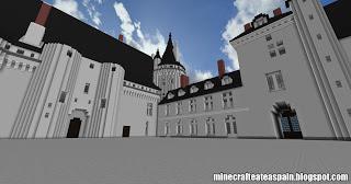 Réplica Minecraft: Castillo de Sully Sur Loire, Francia.