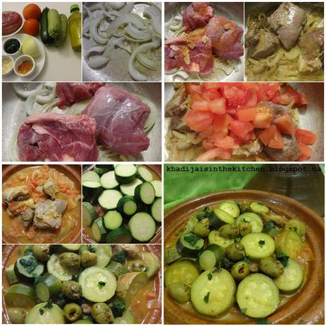 TAGINE AU BŒUF ET AUX COURGETTES / BEEF TAGINE WITH ZUCCHINIS / TAGINE CON CARNE Y CALABACÍN / طاجين اللحم و الكرعة الخضراء (كوسى) TAGINE AU BŒUF ET AUX COURGETTES / BEEF TAGINE WITH ZUCCHINIS / TAGINE CON CARNE Y CALABACÍN / طاجين اللحم و الكرعة الخضراء (كوسى)