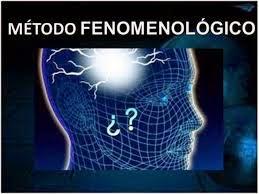 MÉTODO FENOMENOLÓGICO MÉTODO FENOMENOLÓGICO