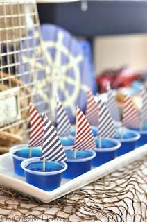 Party Theme - Nautical Birhtday Party Decor Ideas.