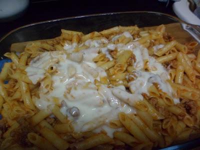 Macarrones gratinados al horno