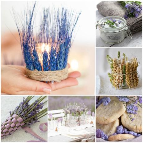 6 tutoriales para decorar con lavanda y espigas 6 tutoriales para decorar con lavanda y espigas