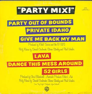 THE B 52s - PARTY MIX ! THE B 52s - PARTY MIX !