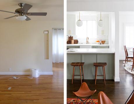 ANTES Y DESPUÉS: UNA COCINA BICOLOR EN BLANCO Y GRIS ANTES Y DESPUÉS: UNA COCINA BICOLOR EN BLANCO Y GRIS