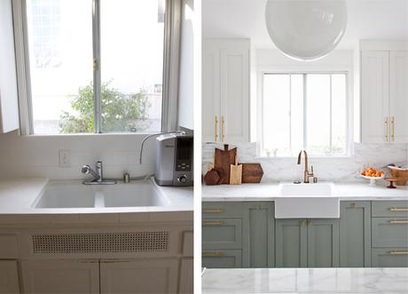 ANTES Y DESPUÉS: UNA COCINA BICOLOR EN BLANCO Y GRIS ANTES Y DESPUÉS: UNA COCINA BICOLOR EN BLANCO Y GRIS