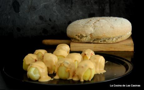 Patatas Rellenas de Compango y Crema de Fabes byJose y byPalmiría Patatas Rellenas de Compango y Crema de Fabes byJose y byPalmiría