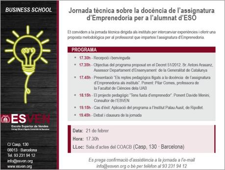 Jornada sobre #emprendimiento en Barcelona Jornada sobre #emprendimiento en Barcelona