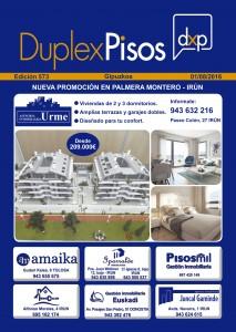Ya está disponible la edición digital 573 de la revista DuplexPisos de Gipúzcoa.