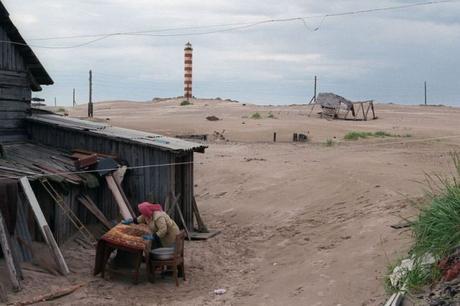 Viviendo bajo la arena al norte de Rusia. 17 fotografías. Shoyna, un pueblo ruso bajo la arena