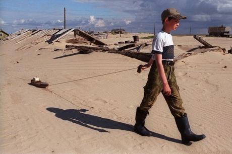 Viviendo bajo la arena al norte de Rusia. 17 fotografías. Shoyna, un pueblo ruso bajo la arena