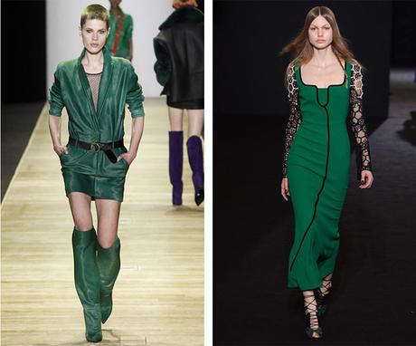 Colores de moda otoño invierno: verde Colores moda otoño invierno: verde