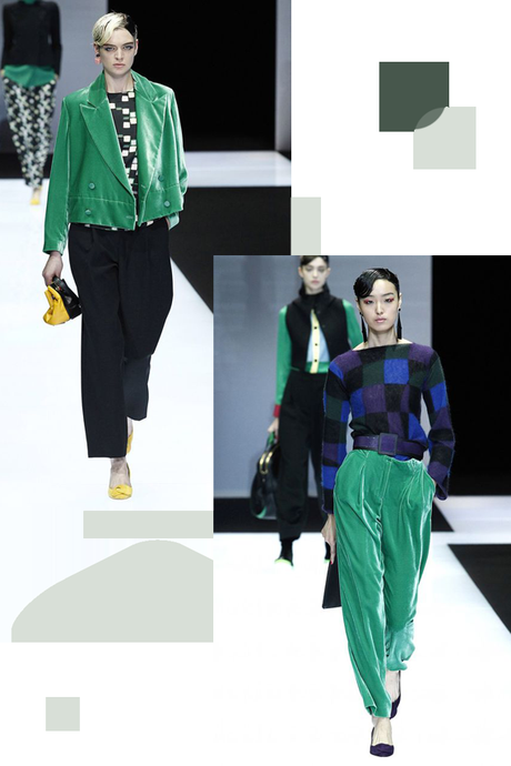 Colores de moda otoño invierno: verde Colores moda otoño invierno: verde