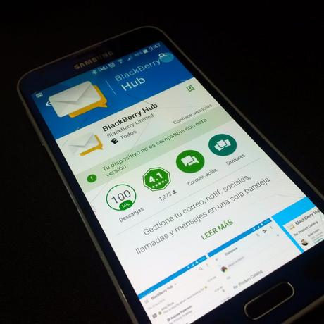 El centro de notificaciones BlackBerry Hub ya está disponible para Android