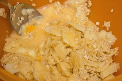 Bollitos de avena, queso y manzana sin azúcar Bollitos de avena, queso y manzana sin azúcar