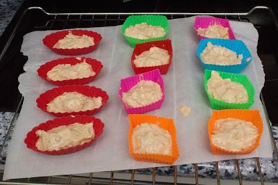 Bollitos de avena, queso y manzana sin azúcar Bollitos de avena, queso y manzana sin azúcar