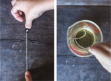 DIY: como hacer una vela candil con cera reciclada DIY: como hacer una vela candil con cera reciclada