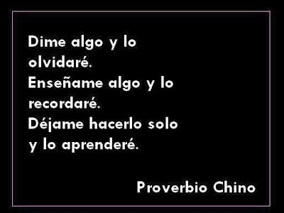 Deja que lo haga solo y Aprenderá Deja que lo haga solo y Aprenderá