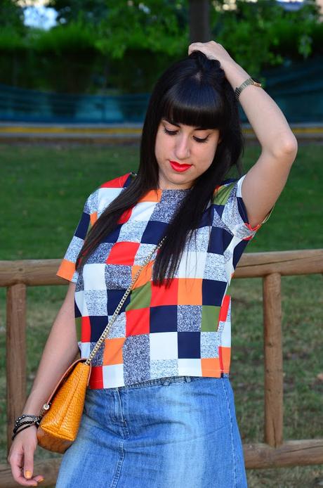Checked T-shirt Checked T-shirt