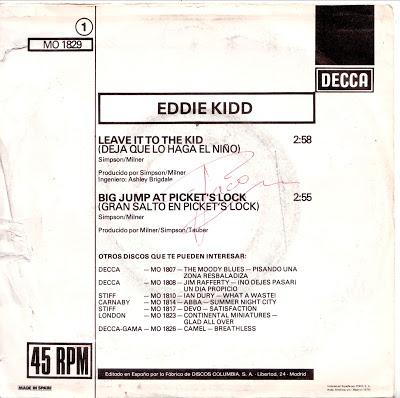 Eddie Kidd -Leave it to the kid 7