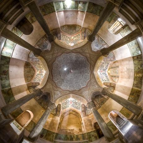 Ceiling of Kordasht bath, Jolfa