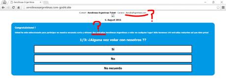 (Hoax) Aerolíneas Argentinas regala pasajes (