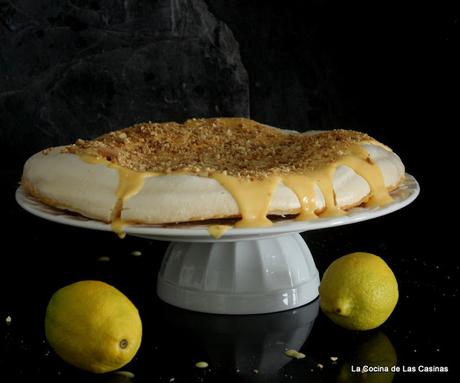 Tarta Clásica de Limón Invertida o Pavlova de Limón