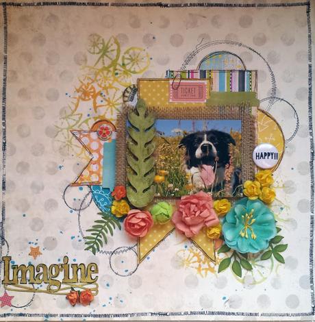 Scrapbooking layout: