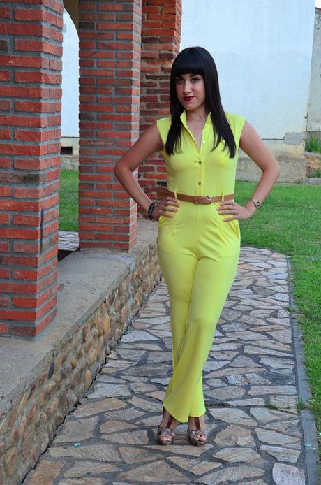 Yellow jumpsuit