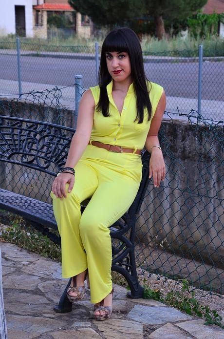 Yellow jumpsuit