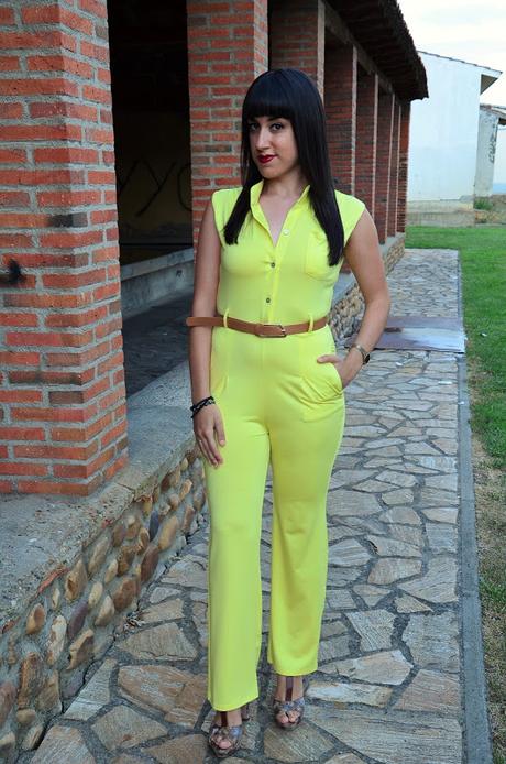 Yellow jumpsuit