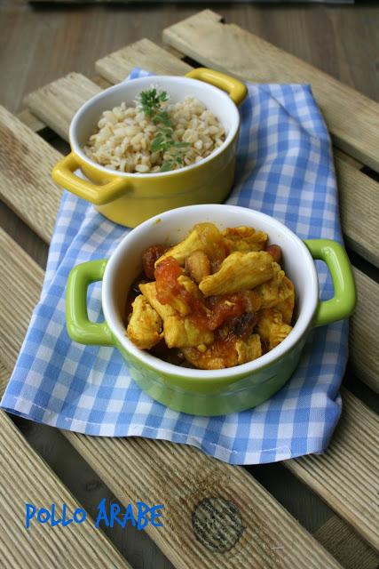 Pollo árabe El Ágora de Ángeles Pechugas de pollo con tomates a la miel