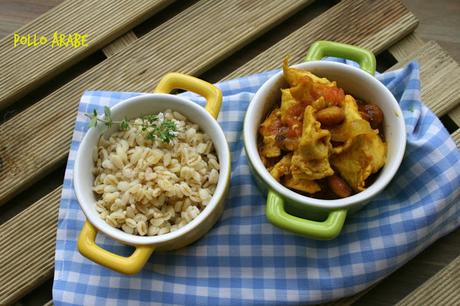 Pollo árabe El Ágora de Ángeles Pechugas de pollo con tomates a la miel