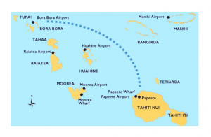 Viajar a Bora Bora – Rumbo al paraíso Mapa Polinesia Francesa