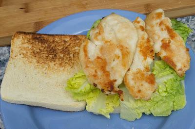 Sandwich de pollo a la barbacoa Sandwich de pollo a la barbacoa