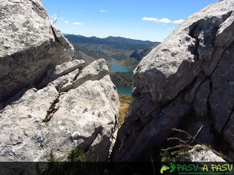 Embalse del Porma desde la arista este del Susarón