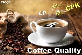 Application of CP and CPK to Coffee's quality.