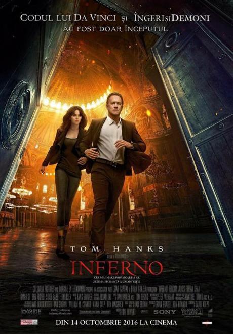 Nuevo afiche de Inferno con Tom Hanks y Felicity Jones