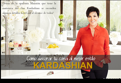 Como decorar al estilo Kardashian