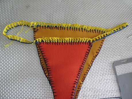 Tutorial paso a paso bikini de neopreno y crochet de las famosas.