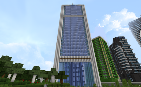 Réplica Minecraft Emirates Towers (Dubai) Emiratos Árabes Unidos