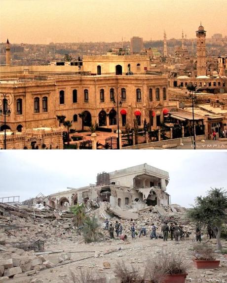 Antes y después de la guerra en Siria