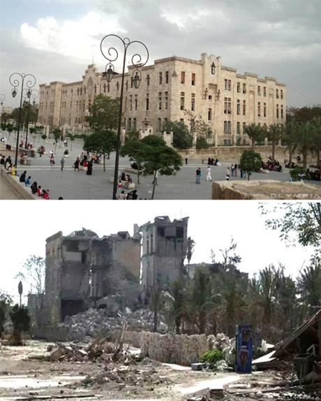 Antes y después de la guerra en Siria