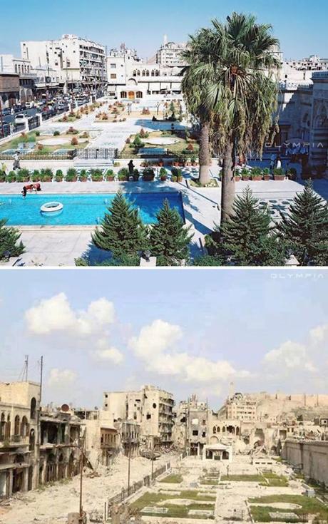 Antes y después de la guerra en Siria